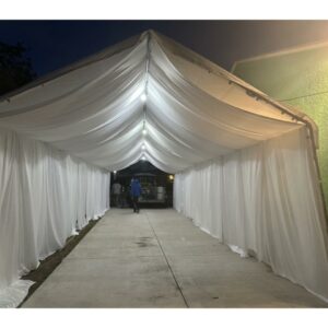 10 x 20 canopy  drapes